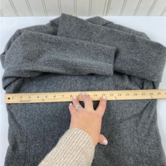 Vintage Panther Women’s Gray Pure Wool USA Union Made Blazer Suit Jacket Sz 9/10 - Picture 12 of 15